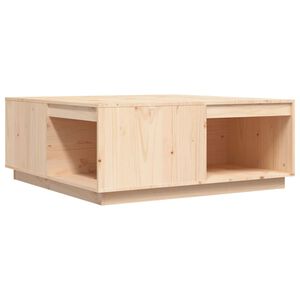 vidaXL Klubska mizica 100x101x40,5 cm trdna borovina