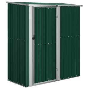 vidaXL Vrtna lopa zelena 180,5x97x209,5 cm pocinkano jeklo