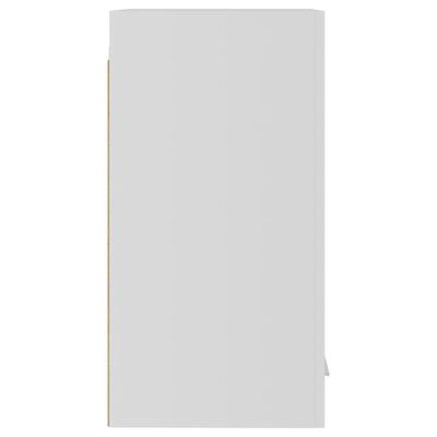 vidaXL Viseča omarica bela 29,5x31x60 cm iverna plošča