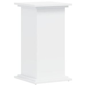 vidaXL Stojalo za rastline belo 33x33x60 cm inženirski les