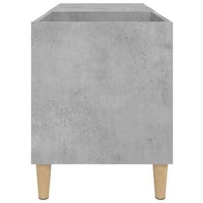vidaXL Omarica za gramofonske plošče betonsko siva 84,5x38x48 cm les