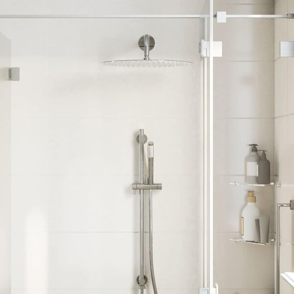 vidaXL Tuš glava nerjaveče jeklo 304 40 cm okrogla