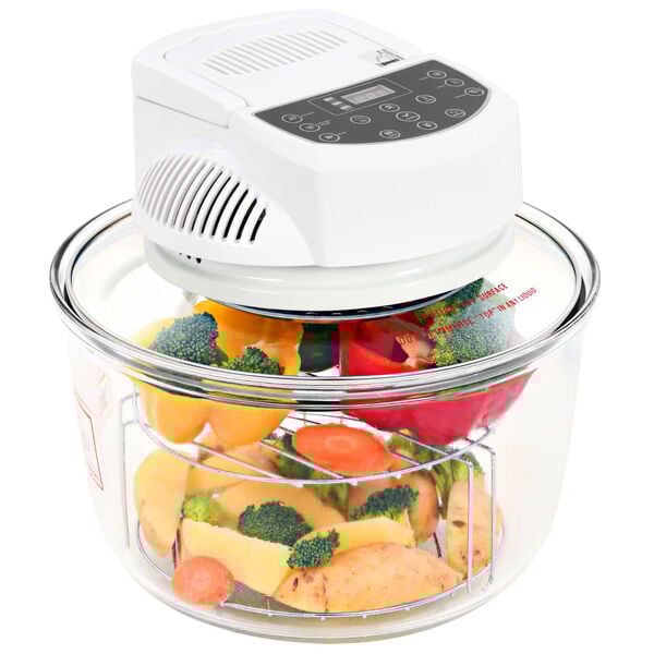 vidaXL Halogenska konvekcijska pečica s časovnikom 1400 W 17 L