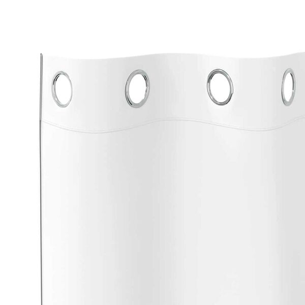 vidaXL Zavese za zatemnitev z obroči 2 pcs Bela 175 x 140 cm Poliester