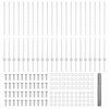 vidaXL Ograja s stebrom srebrna 1,2 x 50 m Jeklo