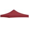 vidaXL Streha za vrtni &scaron;otor 3x3 m bordo 270 g/m&sup2;