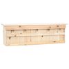 vidaXL Hi&scaron;ica za vrabce s 5 prostori 68x15x21 cm les jelke