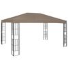 vidaXL Paviljon 4x3 m taupe