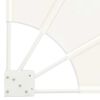 vidaXL Zaslon za zasebnost na balkonu krema 160 x 160 cm blago