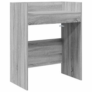 vidaXL DJ miza Siva Sonoma 102 x 45 x 102 cm Inženirski les