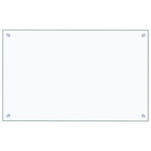 vidaXL Kuhinjska za&scaron;čitna obloga prozorna 80x50 cm kaljeno steklo