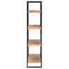 vidaXL Knjižna omara 4-nadstropna 120x40x180 cm trden akacijev les