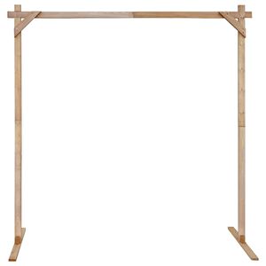 vidaXL Poroka Arch Svetlo rjava 225 x 95 x 226 cm Trdna borovina
