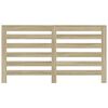vidaXL Pokrov za radiator sonoma hrast 149x20x82 cm inženirski les