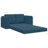 vidaXL Sofa postelja 60cm Modra Žamet