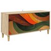 vidaXL TV omarica BONN 102 x 33 x 50 cm Sonoma Inženirski les