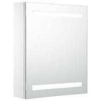 vidaXL LED kopalniška omarica z ogledalom 50x13,5x60 cm