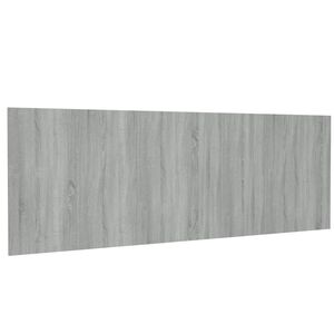 vidaXL Posteljno vzglavje sivo sonoma 240x1,5x80 cm konstruiran les