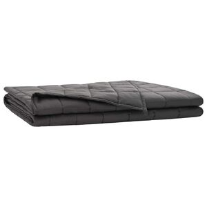 vidaXL Težka odeja Antracit 200 x 220 cm 13 kg 100% Bombaž 205T
