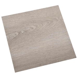 vidaXL Deske za talne obloge 55 pcs Taupe 5,11 m&sup2; PVC