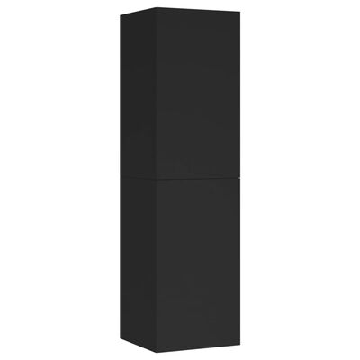 vidaXL TV omarica črna 30,5x30x110 cm iverna plošča