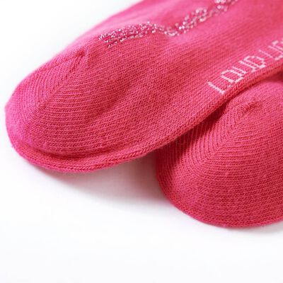 Otroške hlačne nogavice živo roza 92