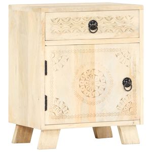 vidaXL Nočna omarica 40x30x50 cm masiven mangov les