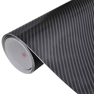 vidaXL Folija za avto 4D črna 100x150 cm