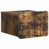 vidaXL Stenski nočni omarici Dimljen hrast 33 x 34,5 x 24 cm