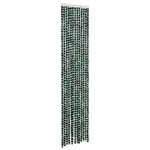vidaXL Zavesa proti mrčesu zelena in bela 56x185 cm &scaron;enilja