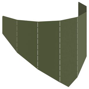 vidaXL Robovi trave 100 x 45 cm Jeklo Olivno zelena