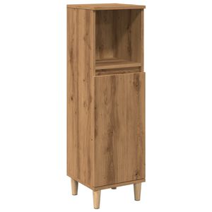 vidaXL Kopalni&scaron;ka omarica artisan hrast 30x30x100 cm inženirski les