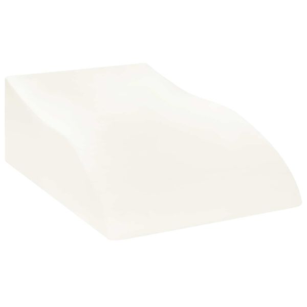 vidaXL Vzglavnik za noge Siva 68 x 41 x 24 cm