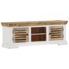 vidaXL TV omarica 110x30x40 cm trden mangov les