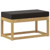vidaXL Zunanji stolček klop Bela 80 x 43 x 45 cm Masiven les akacije