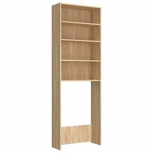 vidaXL Omara za pralni stroj sonoma hrast 64x24x190 cm