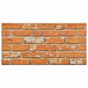 vidaXL Stenske plo&scaron;če 10 kos 100 x 50 cm Opeka EPS pena