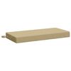 vidaXL Blazina za klop SOEST 100% poliester Bež 80 x 40 x 8 cm