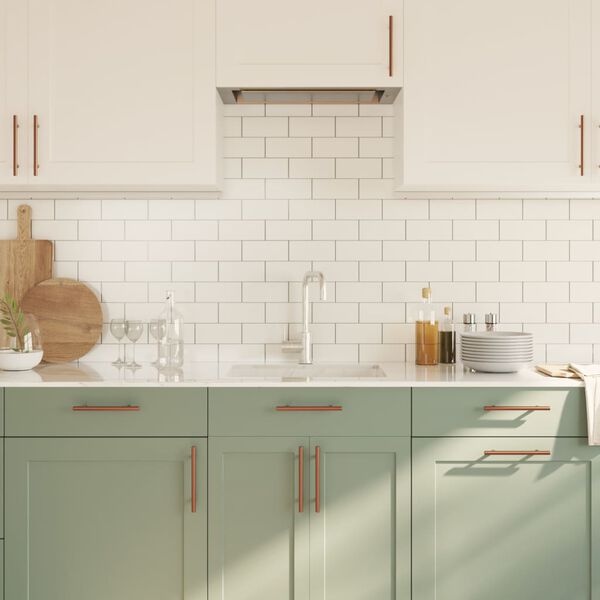 vidaXL Ročaji za omarico 20 kosov bron 128 mm nerjaveče jeklo