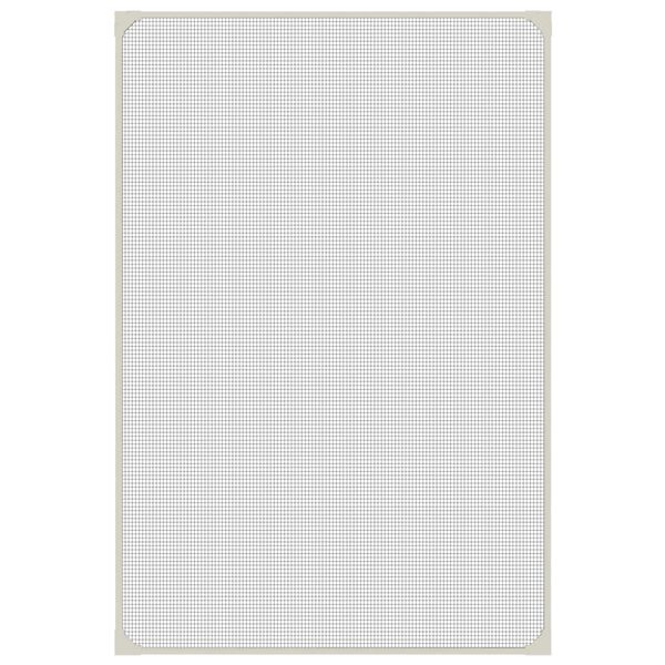 vidaXL Magnetni komarnik za okna bel 80x120 cm