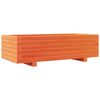 vidaXL Vrtno cvetlično korito vo&scaron;čeno 90x40x26,5 cm trdna borovina