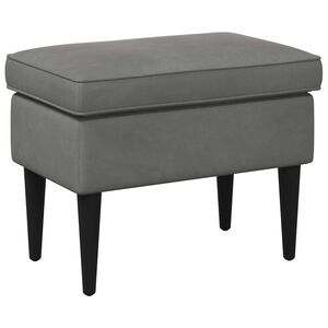 vidaXL Podnožje Temno siva 55 x 35 x 41 cm Žamet