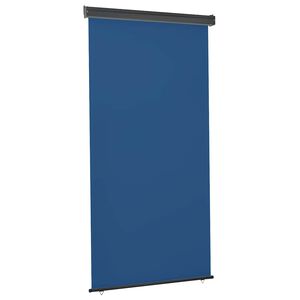 vidaXL Balkonska stranska tenda 125x250 cm modra