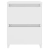vidaXL Nočne omarice 2 kosa bele 30x30x40 cm iverna plo&scaron;ča
