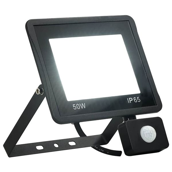 vidaXL LED reflektor s senzorjem 50 W hladno bel
