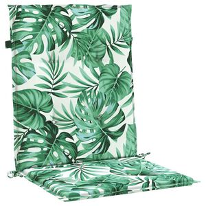 vidaXL Blazine za hrbet 2 kos Vzorec lista 100 x 50 x 3 cm