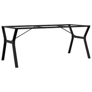 vidaXL Noge za jedilno mizo Y-okvir 180x80x73 cm jeklo