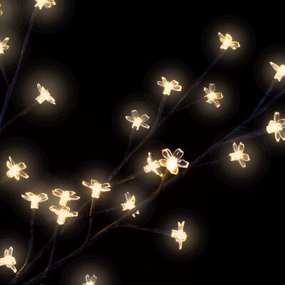 vidaXL Božično drevesce s 1200 LED lučkami češnjevi cvetovi 400 cm