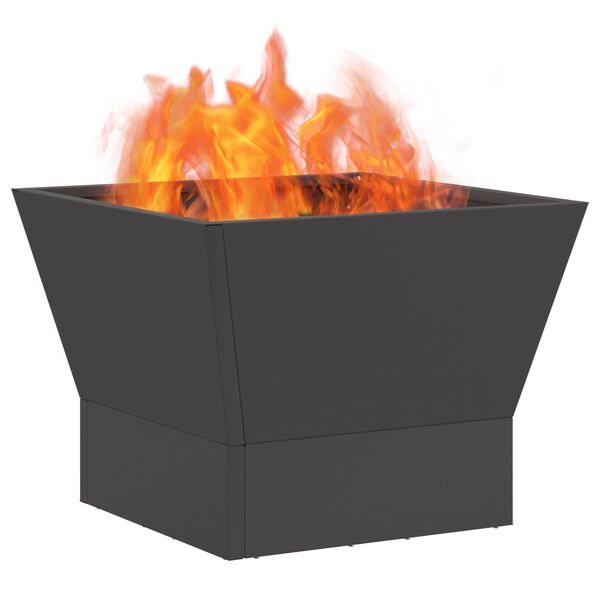 vidaXL Ogenj Črna 40 x 40 x 35 cm Jeklo