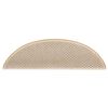 vidaXL Samolepilne preproge za stopnice sisal 15 kosov 56x17x3 cm